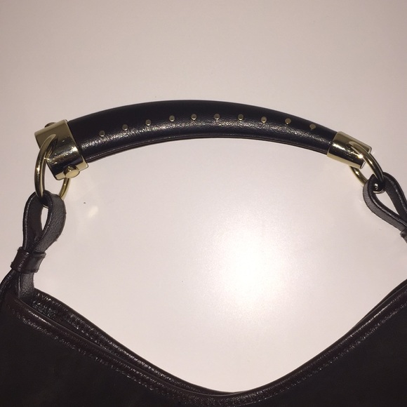 Authentic YSL Suede Leather Ruffle Mombasa Bag - Picture 3 of 7